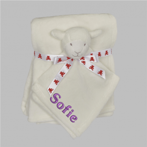 Dekentje met lamknuffeldoekje