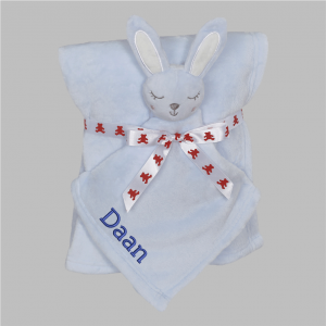 Dekentje met konijnknuffeldoekje