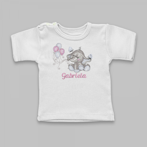 images T-shirt Olifant met ballonnen
