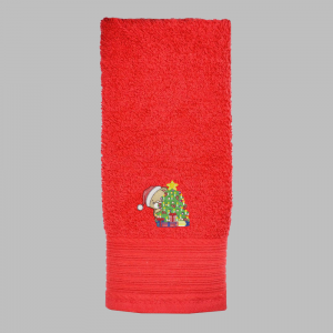 Gastendoekje- Beertje met kerstboom