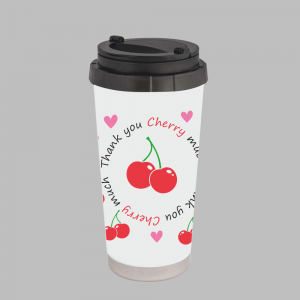Koffiebeker to go- Thank you cherry much