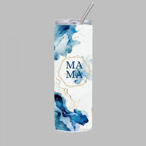 Tumbler - Blauwe marmer