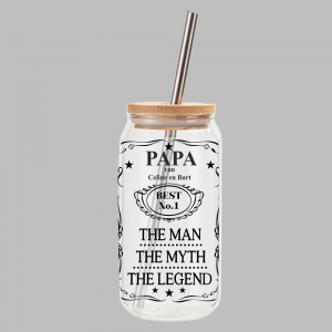 Glazen beker - The Man, the Myth, the Legend