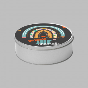 Blikken trommel voor juf of meester