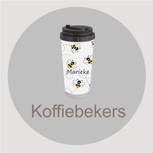 Glas met houten dop en rietje: Tulpen