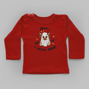 T-shirt Koetje als spook Halloween