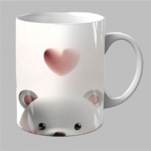 Beker - Kiekeboe IJsbeer met hartje