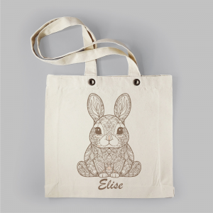 Tas_konijn Linnentas Mandala Konijn