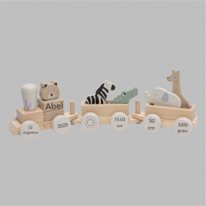 Houten trein Jungle Jambo