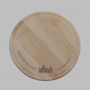 Houten Borrelplank - Heerlijk avondje is gekomen