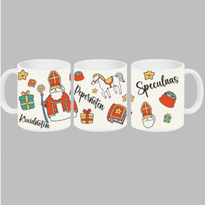 Beker - Sinterklaas en Paard