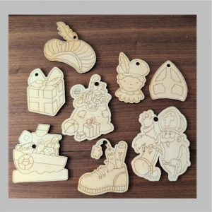 Verffiguren Houten verf figuren Sinterklaas